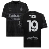 Maillot Kit Enfant Milan AC X Pleasures Noir 2023-2024 | Foot Sport 4