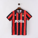 Maillot AC Milan Retro Vintage 1993-1994 Domicile Homme | Foot Sport 1
