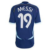 Maillot Argentine Messi Adidas Exterieur Homme 2006 3