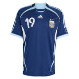 Maillot Argentine Messi Adidas Exterieur Homme 2006 2