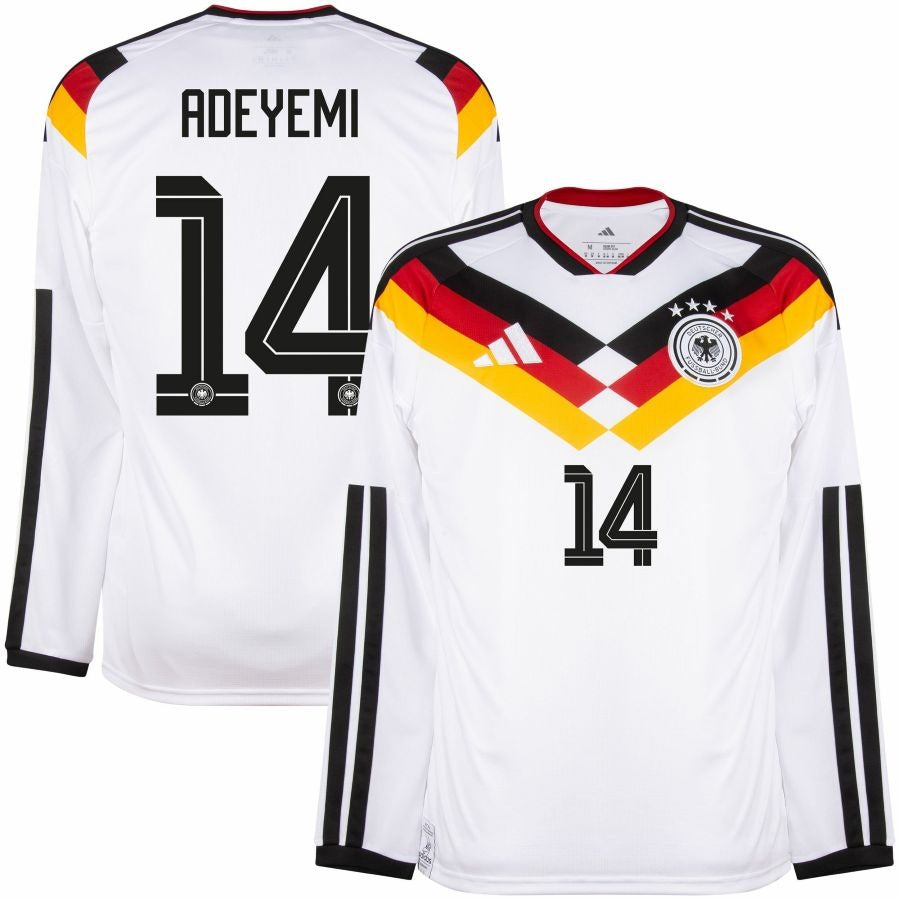 Maillot Adeyemi Allemagne Manches Longues Homme Domicile 2026 2027