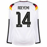 Maillot Adeyemi Allemagne Manches Longues Homme Domicile 2026 2027 3