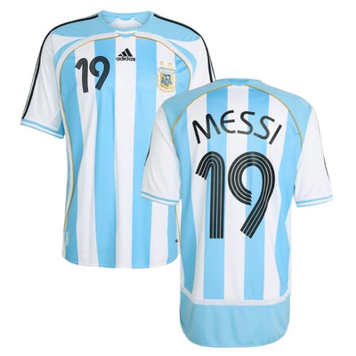 Maillot Argentine Messi Adidas Domicile Homme 2006