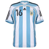 Maillot Argentine Aimar Adidas Domicile Homme 2006 2