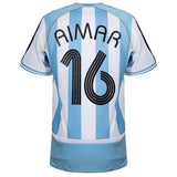 Maillot Argentine Aimar Adidas Domicile Homme 2006 3
