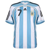 Maillot Argentine Saviola Adidas Domicile Homme 2006 2