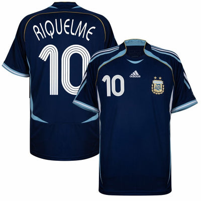 Maillot Argentine Riquelme Adidas Exterieur Homme 2006