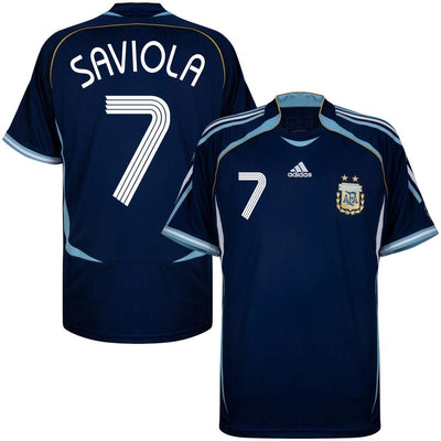 Maillot Argentine Saviola Adidas Exterieur Homme 2006
