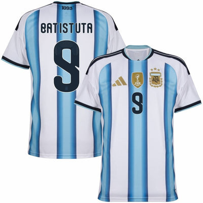 Maillot Argentine Batistuta 3 étoiles Domicile Homme 2026 2027