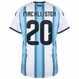 Maillot Argentine Mac Allister 3 étoiles Domicile Homme 2026 2027 2