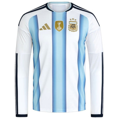 Maillot Argentine Homme Domicile Manches Longues Coupe du Monde 2026 2027 |