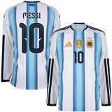 Maillot Argentine Homme Domicile Manches Longues Coupe du Monde 2026 2027 | 4
