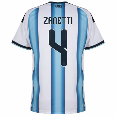 Maillot Argentine Zanetti 3 étoiles Domicile Homme 2026 2027