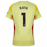 Maillot Arsenal Raya Domicile Gardien Jaune Homme 2025 2026 3