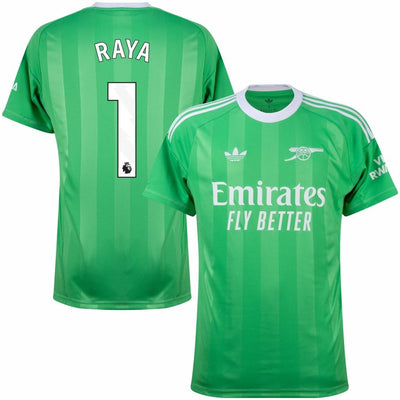 Maillot Arsenal Raya Third Gardien Vert Homme 2025 2026
