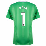 Maillot Arsenal Raya Third Gardien Vert Homme 2025 2026 3