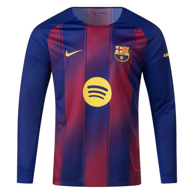 Maillot Barcelone Manches Longues Domicile Homme 2025 2026 | Foot Sport