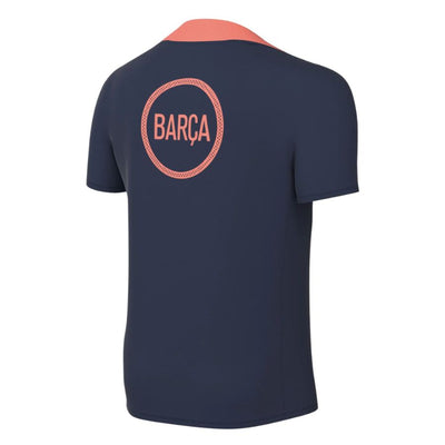 Maillot Pre-Match Barcelone 2025 2026 Homme/Enfant Bleu/Orange | Foot Sport