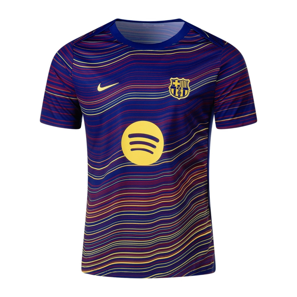 Maillot Barca Domicile Training Pre-Match Homme 2025 2026