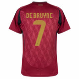 Maillot Belgique De Bruyne Enfant Domicile 2025 2026 3