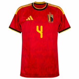 Maillot Belgique Kompany Domicile 2026 2027 Homme 3