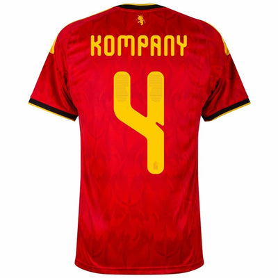 Maillot Belgique Kompany Domicile 2026 2027 Homme