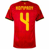 Maillot Belgique Kompany Domicile 2026 2027 Homme 2