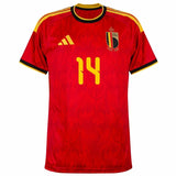 Maillot Belgique Mertens Domicile 2026 2027 Homme 3