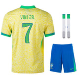 Maillot Brésil Kit Enfant Domicile 2024 2025 | Foot Sport 5