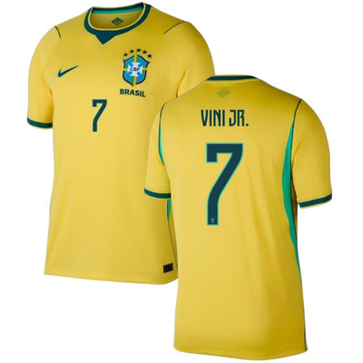 Maillot Bresil Vini Jr. Homme Domicile 2026 2027
