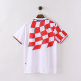 Maillot Croatie Retro Vintage 1998 Domicile Homme 2