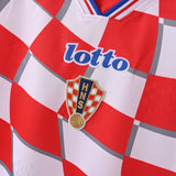 Maillot Croatie Retro Vintage 1998 Domicile Homme 3