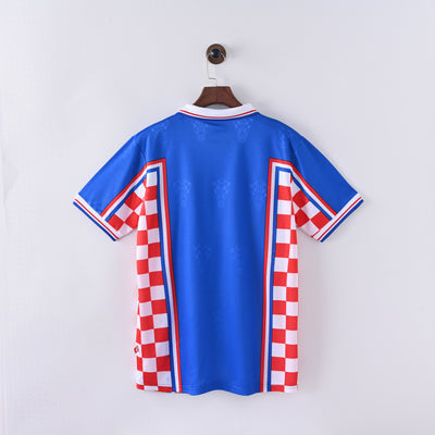 Maillot Croatie Retro Vintage 1998 Exterieur Homme