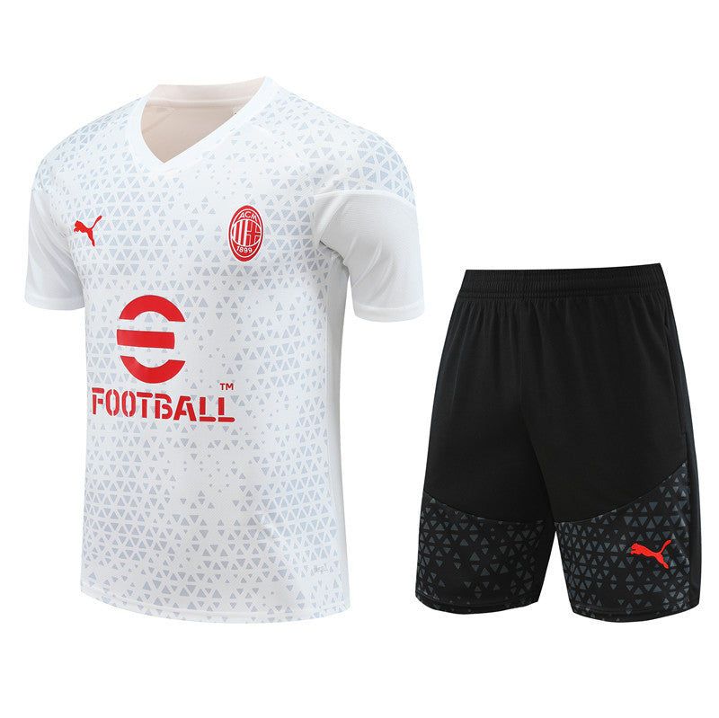 Maillot Training Milan AC Blanc Homme/Enfant 2023-2024 | Foot Sport
