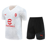 Maillot Training Milan AC Blanc Homme/Enfant 2023-2024 | Foot Sport 1