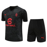 Maillot Training Milan AC Noir Homme/Enfant 2023-2024 | Foot Sport 1