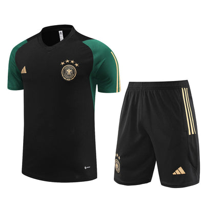 Maillot Training Allemagne Noir Homme/Enfant 2023 2024 | Foot Sport