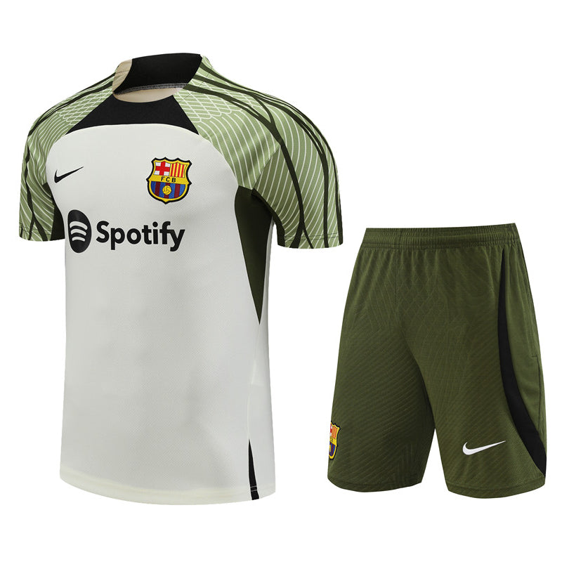 Maillot Training Barcelone Blanc Homme/Enfant 2023-2024 | Foot Sport