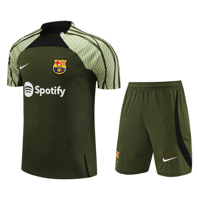Maillot Training Barcelone Vert Homme/Enfant 2023-2024 | Foot Sport