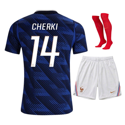 Nouveau Maillot Kit Enfant France Cherki Domicile Coupe du Monde 2026