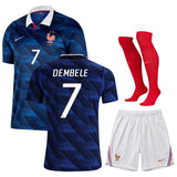 Nouveau Maillot Kit Enfant France Dembele Domicile Coupe du Monde 2026 1