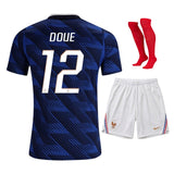 Nouveau Maillot Kit Enfant France Doue Domicile Coupe du Monde 2026 2