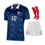 Nouveau Maillot Kit Enfant France Mbappe Domicile Coupe du Monde 2026 3