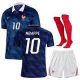 Nouveau Maillot Kit Enfant France Mbappe Domicile Coupe du Monde 2026 1