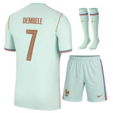 Nouveau Maillot Kit Enfant France Dembele Exterieur Vert Coupe du Monde 2026 2