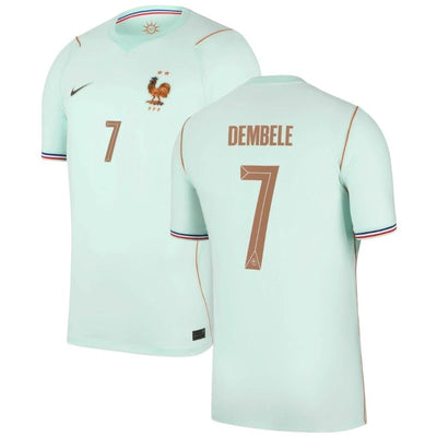 Nouveau Maillot France Dembele Exterieur Vert Coupe du Monde 2026 Homme