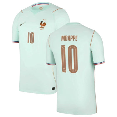 Nouveau Maillot France Mbappe Exterieur Vert Coupe du Monde 2026 Homme
