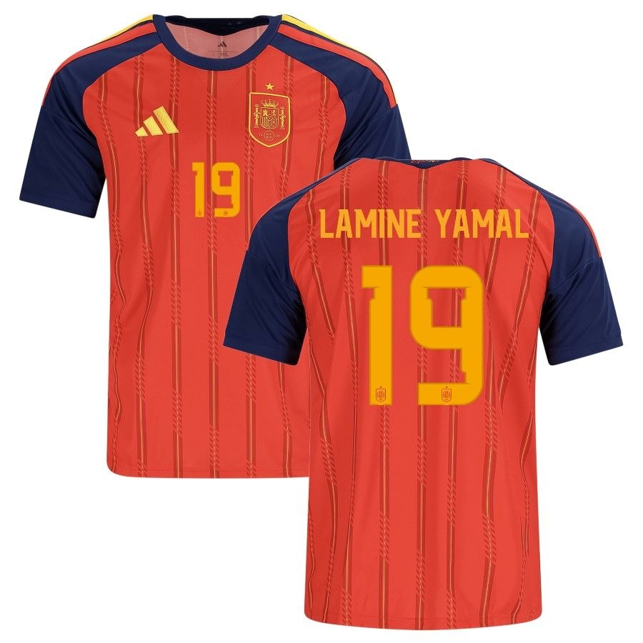Maillot Espagne Lamine Yamal Homme Domicile Coupe du Monde 2026 2027