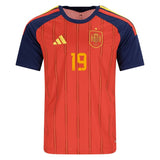 Maillot Espagne Lamine Yamal Homme Domicile Coupe du Monde 2026 2027 3
