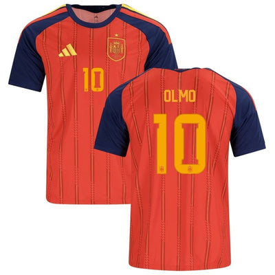 Maillot Espagne Olmo Homme Domicile Coupe du Monde 2026 2027